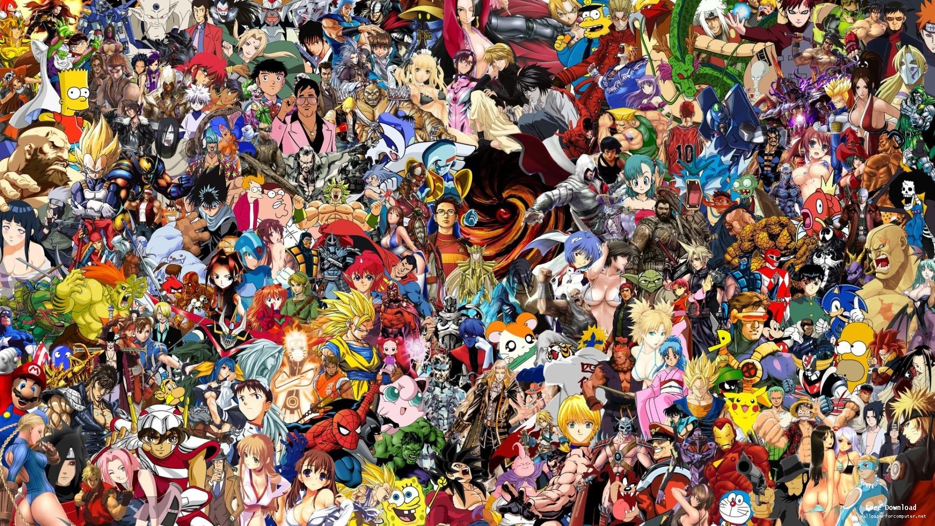 HD anime games wallpapers