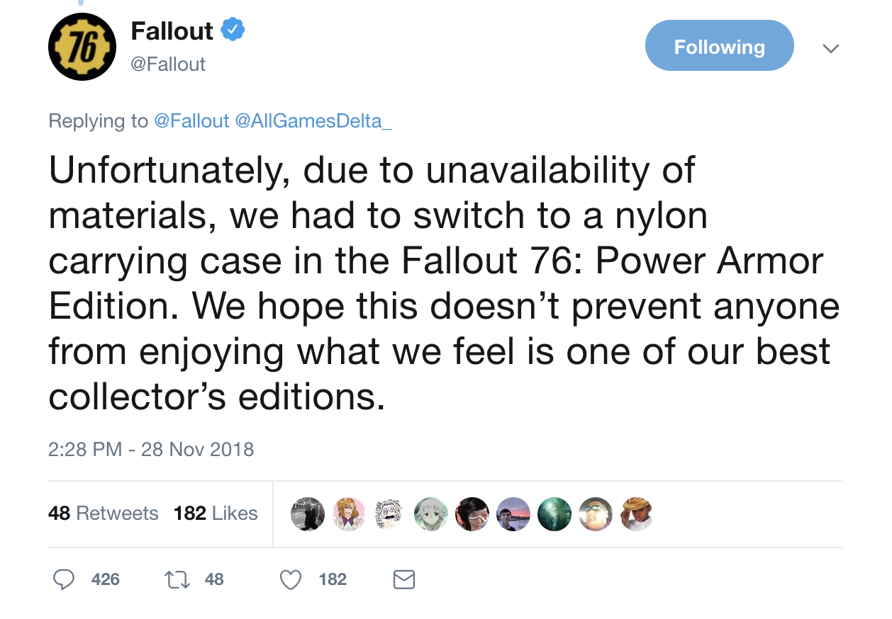 Bethesda Receives Backlash over Fallout 76, Lawsuit Inbound